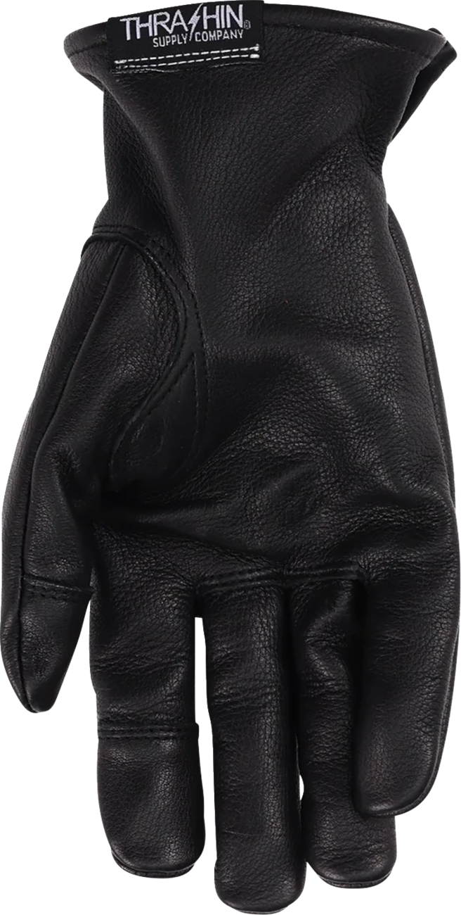 THRASHIN SUPPLY CO. Roper Leather Gloves - Black - 3XL TRG-01-13