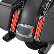 CIRO Filler Panel Tail Lights - Red Lens - Chrome 42052