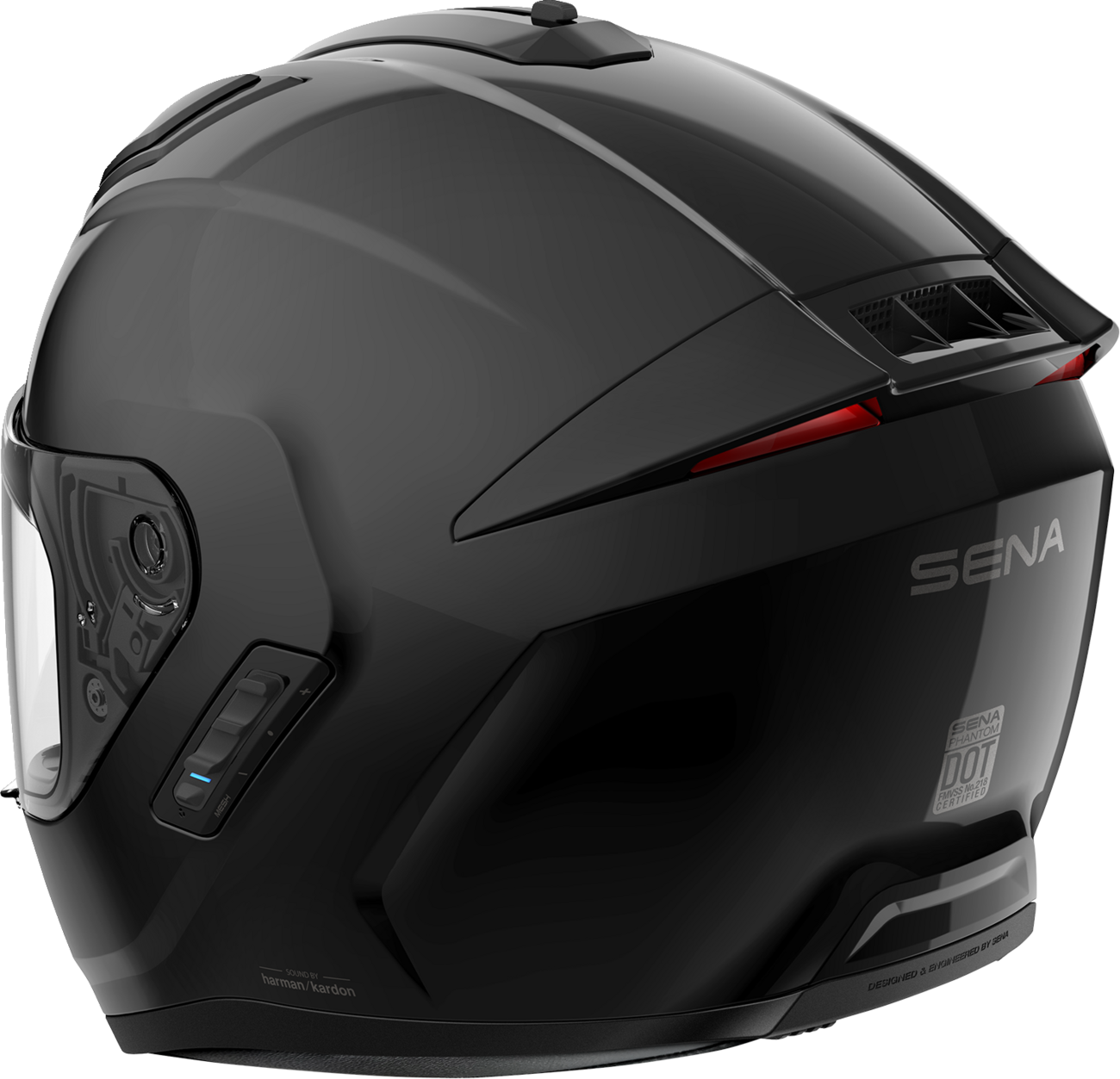 SENA Phantom ANC Helmet - Gloss Black - Large PHANTOMANC-GB00L3