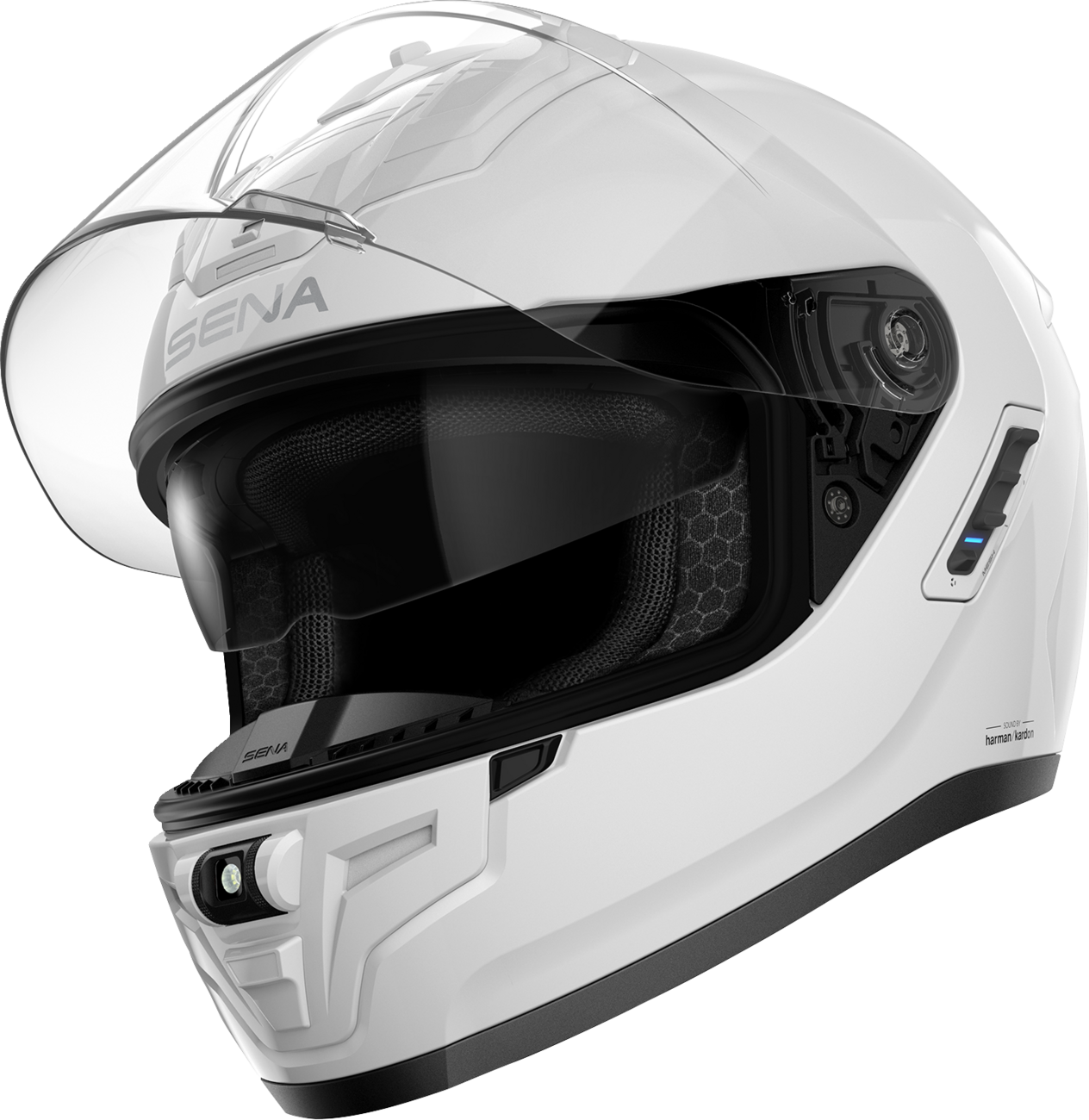 SENA Phantom ANC Helmet - Gloss White - Small PHANTOMANC-GW00S3