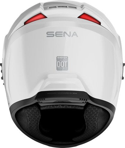 SENA Phantom ANC Helmet - Gloss White - Medium PHANTOMANC-GW00M3