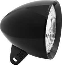 HEADWINDS Headlight Housing - 4-1/2" - Bradley Concours Bullet - Gloss Black 1-4500ZA