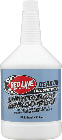 RED LINE SYNTHETIC OIL Lightweight Shockproof® Gear Oil - 1 US quart 58404