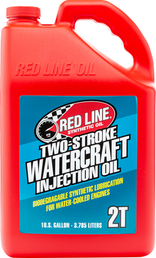 RED LINE SYNTHETIC OIL Two-Stroke Watercraft Injection Oil - 1 US gallon 40705