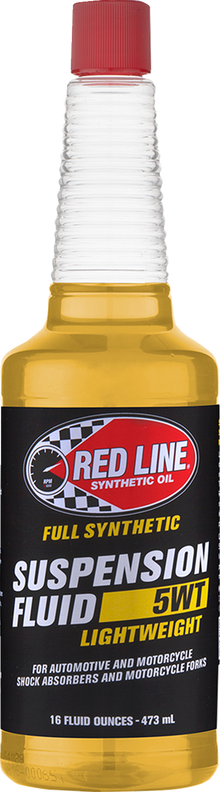 RED LINE SYNTHETIC OIL Lightweight Suspension Fluid - 5wt - 16 US fl oz. 91122
