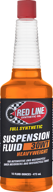 RED LINE SYNTHETIC OIL Heavyweight Suspension Fluid- 30wt - 16 US fl oz. 91142