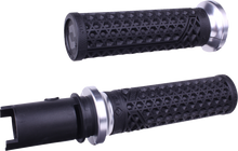 ODI Vans Harley Davidson Grips - CVO Cable - Black/Silver V31VHTCB-S