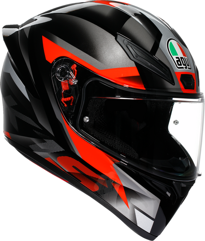 AGV K1 S Helmet - Fastlap - Black/Gray/Red - 2XL 21183940180642X