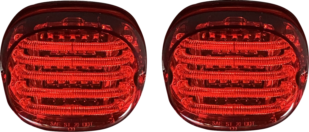 CUSTOM DYNAMICS ProBEAM® LED Taillight - Squareback - Red TRIKE-KIT-2R