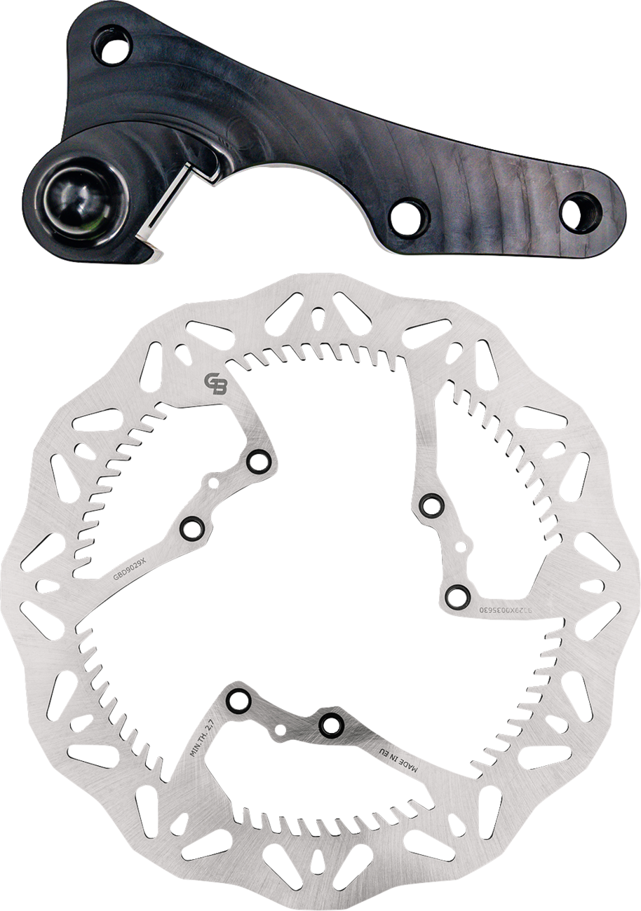 GBRAKES Brake Rotor Kit With Bracket - Solid Mount - 270 mm GBDOS213