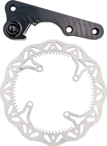 GBRAKES Brake Rotor Kit With Bracket - Solid Mount - 270 mm GBDOS217