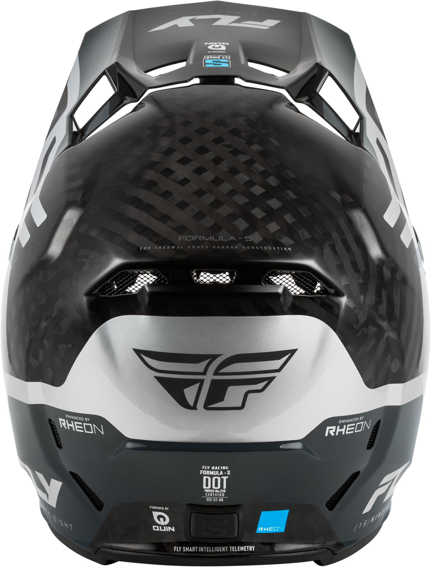 Formula S Carbon Byte Helmet Black Carbon/Grey/Silver 2x