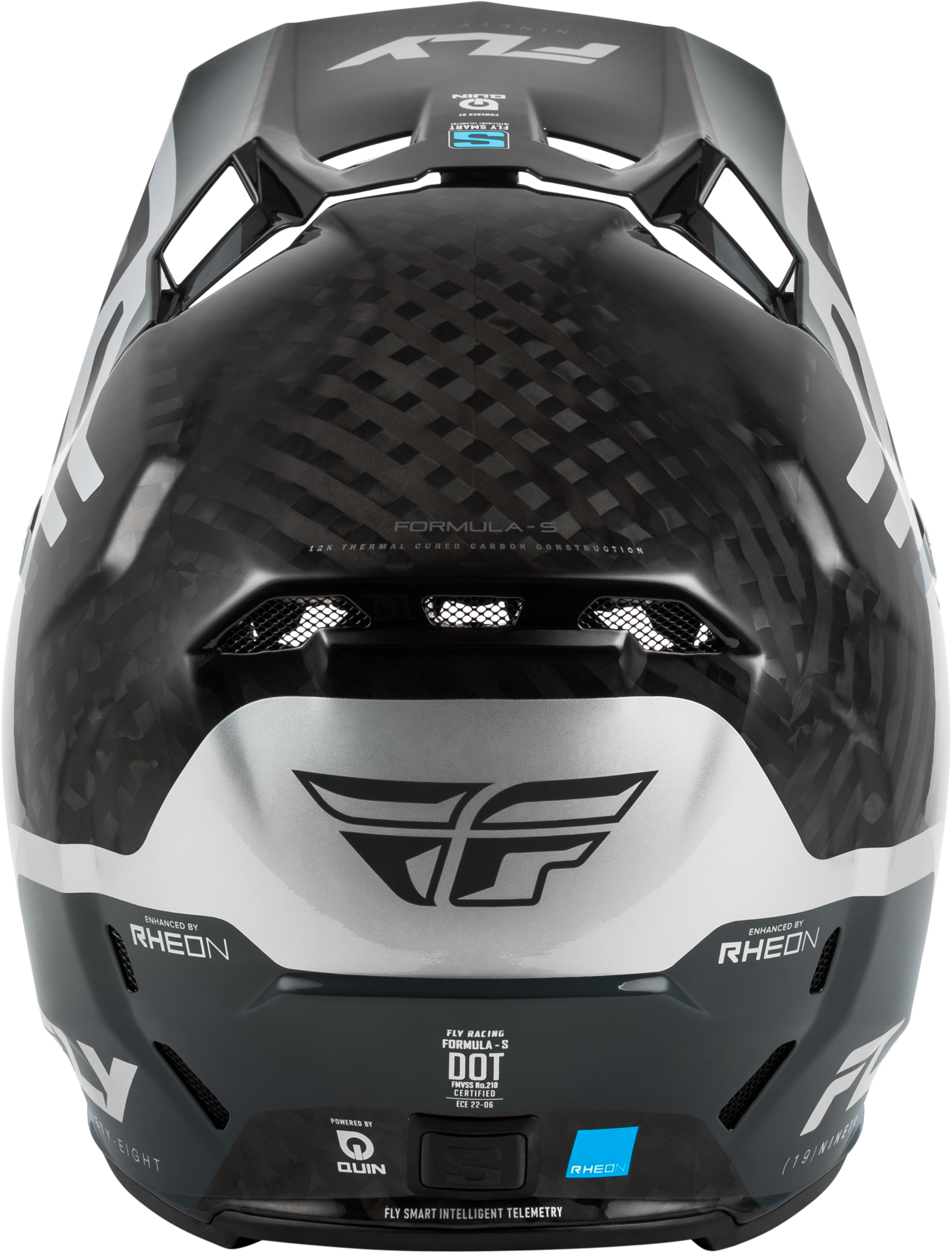 Formula S Carbon Byte Helmet Black Carbon/Grey/Silver Xl