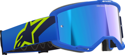ALPINESTARS GOGGLES Vision 5 Goggle - Corp - Blue/Yellow - Blue Mirror Lens 5101825-7288