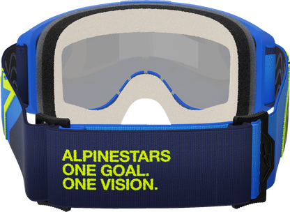 ALPINESTARS GOGGLES Vision 5 Goggle - Corp - Blue/Yellow - Blue Mirror Lens 5101825-7288