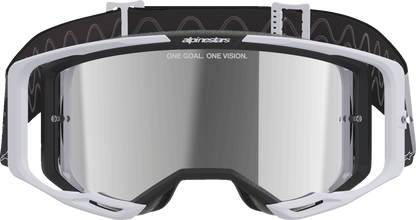 ALPINESTARS GOGGLES Vision 8 Goggle - Lahnd - Iron/Camo - Silver Mirror Lens 5100526-9283