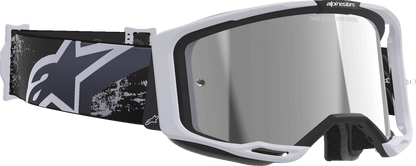 ALPINESTARS GOGGLES Vision 8 Goggle - Lahnd - Iron/Camo - Silver Mirror Lens 5100526-9283