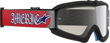 ALPINESTARS GOGGLES Youth Vision Corp Goggle - Merica 25 - Red/Blue - Silver Mirror Lens 5140126-3700