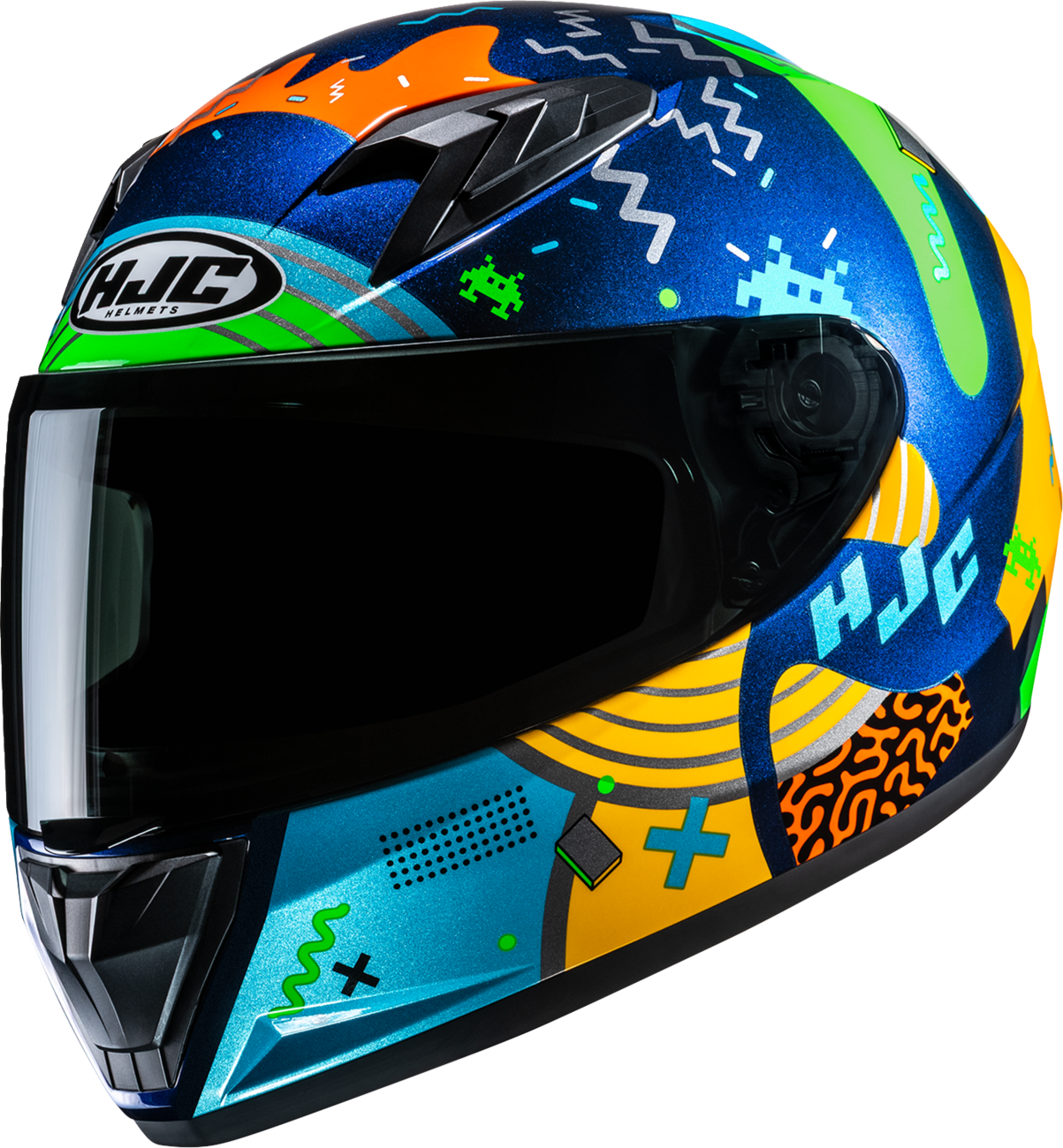 HJC Youth Y10 Helmet - Mika - MC23 - Medium FP70NUSF023V