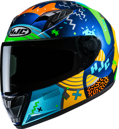 HJC Youth Y10 Helmet - Mika - MC23 - Medium FP70NUSF023V