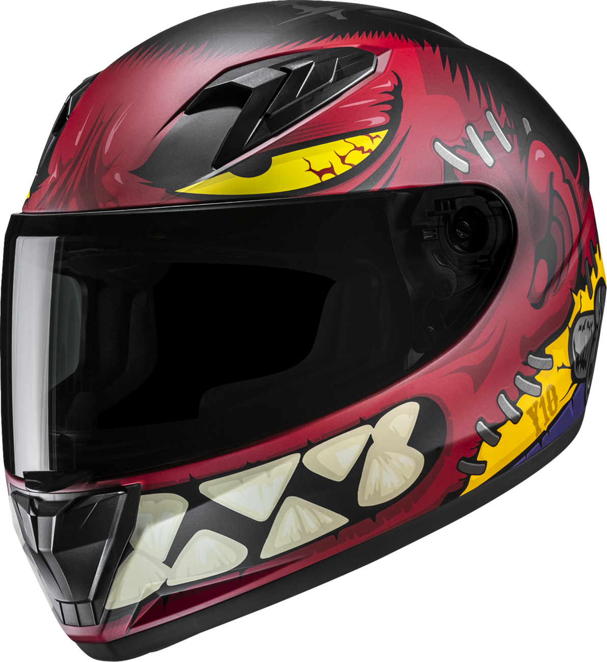 HJC Youth Y10 Helmet - Frank - MC1SF - Medium FP70NUSF1S1V