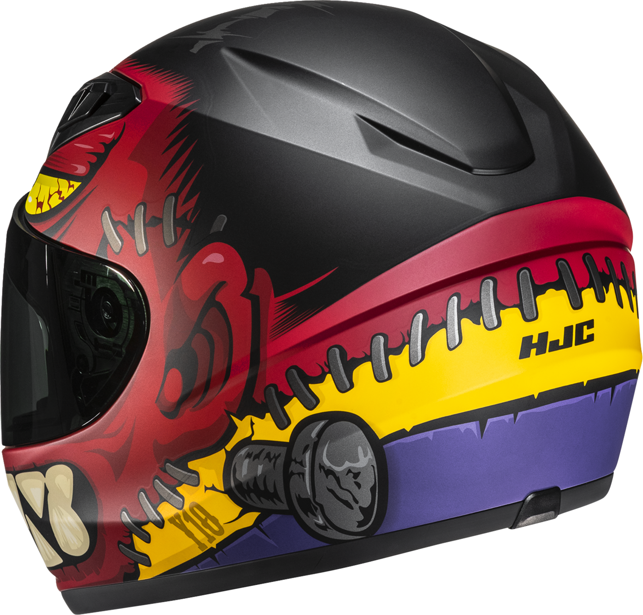 HJC Youth Y10 Helmet - Frank - MC1SF - Medium FP70NUSF1S1V