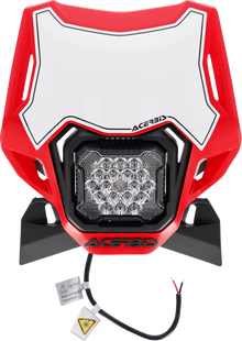 ACERBIS Headlight- VSL Lumen-X - Red/Black 2987941018