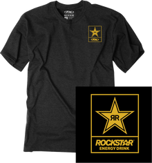 FACTORY EFFEX Rockstar Lockup T-Shirt - Black - Large 29-87614