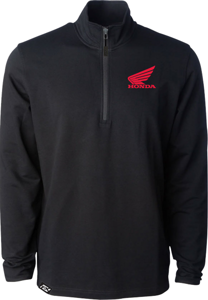 FACTORY EFFEX Honda Performance Quarter-Zip Sweatshirt - Black - XL 29-85326