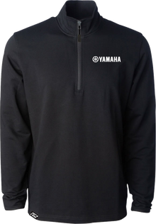 FACTORY EFFEX Yamaha Performance Quarter-Zip Sweatshirt - Black - Large 29-85224