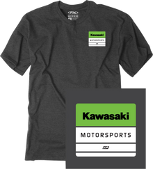 FACTORY EFFEX Kawasaki Phase T-Shirt - Heather Charcoal - 2XL 29-87108