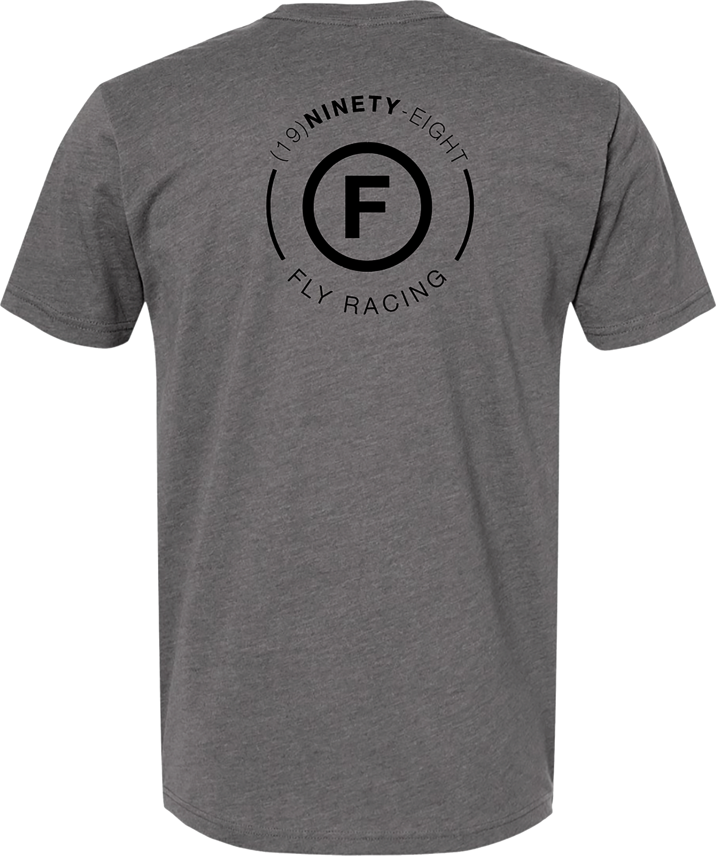 Fly Atom Tee Gunmetal Heather Sm