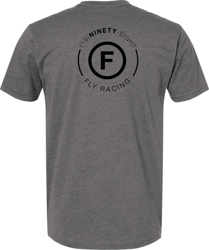 Fly Atom Tee Gunmetal Heather Sm