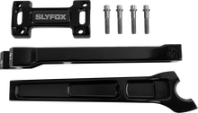SLYFOX Handlebar Riser Kit - Straight - 1-1/8" Clamping - 10" Rise - Black SF-1003-10-B