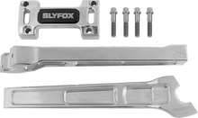 SLYFOX Handlebar Riser Kit - Straight - 1" Clamping - 10" Rise - Raw SF-1001-10-R