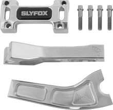 SLYFOX Handlebar Riser Kit - Pullback - 1" Clamping - 6" Rise - Raw SF-1002-06-R