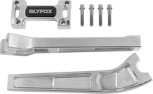 SLYFOX Handlebar Riser Kit - Pullback - 1" Clamping - 10" Rise - Raw SF-1002-10-R