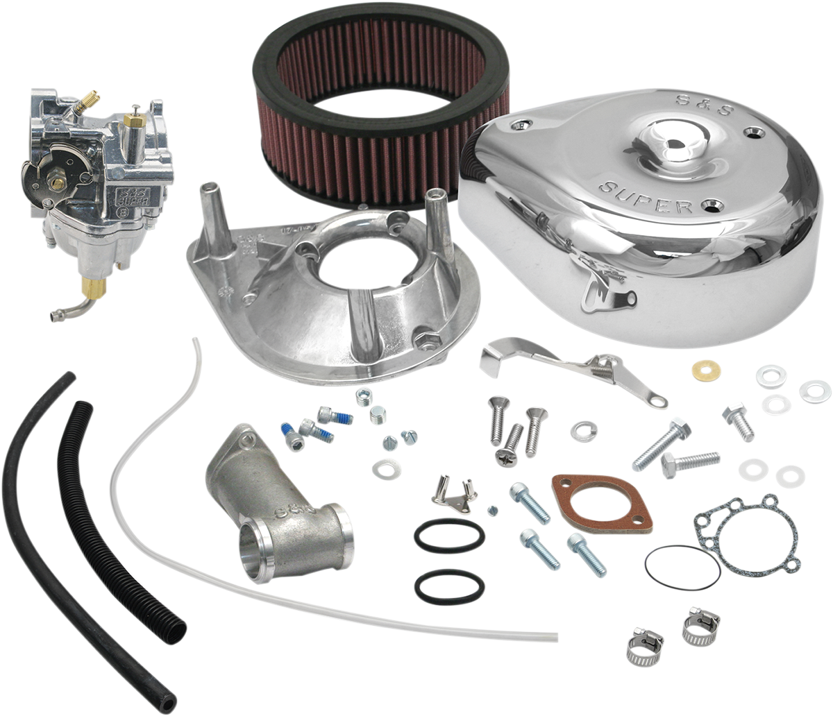 S&S CYCLE Super E Carburetor Kit with Manifold - Panhead 11-0401