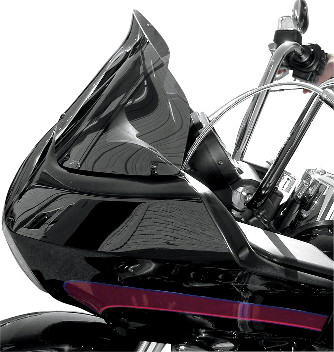 WIND VEST Windshield - 10" - Dark Smoke - FLTR 62-1040