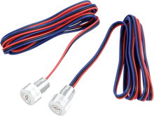 PAUL YAFFE BAGGER NATION Super Bright Red LED - Silver PYO:BOLTS-BRK-S
