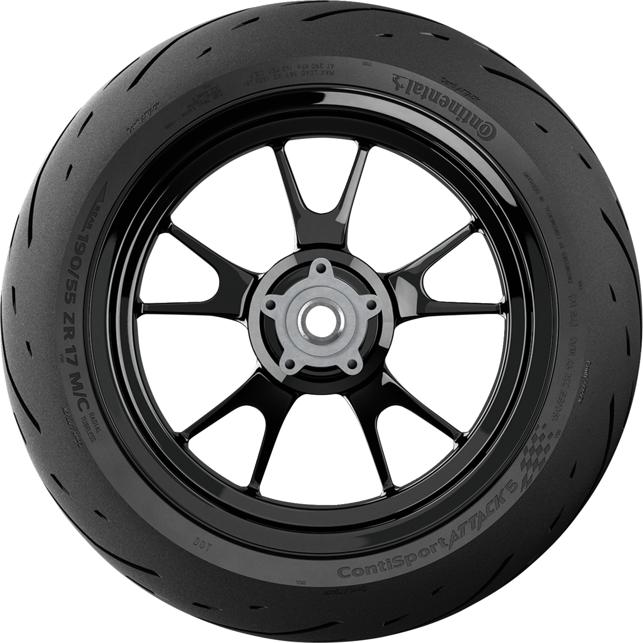 CONTINENTAL Tire - ContiSportAttack 5 - Rear - 200/55ZR17 - (78W) 02447720000