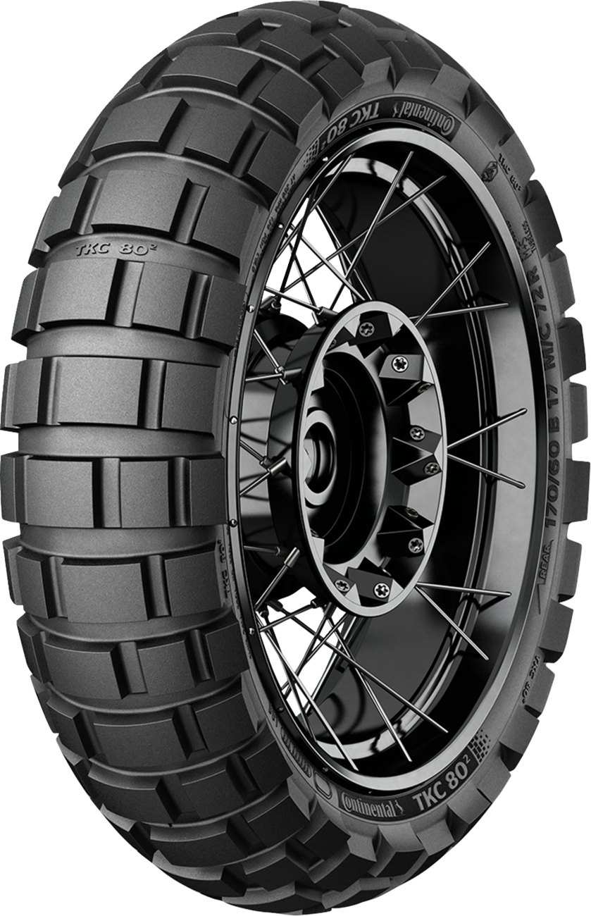 CONTINENTAL Tire - TKC 80² - Rear - 130/80-17 - 65R 02405760000