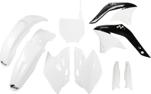 UFO Body Kit - White/Black - Kawasaki - KX '08 KAKIT211F@047