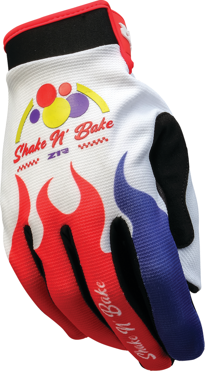 Z1R Z1R Shake N' Bake Moto Gloves - Red/White/Black - 3XL 3301-5429