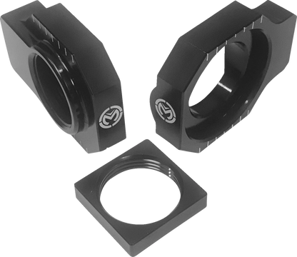 MOOSE OFFROAD Adjuster Kit - Swingarm/Axle Block - Gas Gas/Husqvarna/KTM W16-5603B