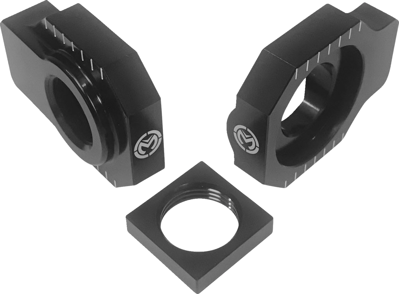 MOOSE OFFROAD Adjuster Kit - Swingarm/Axle Block - Gas Gas/Husqvarna/KTM W16-5604B