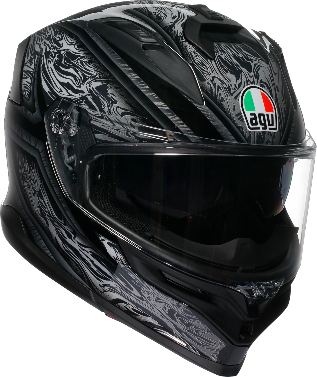 AGV K7 Helmet - Damascus - Black/Silver - XL 2118399004-010-XL