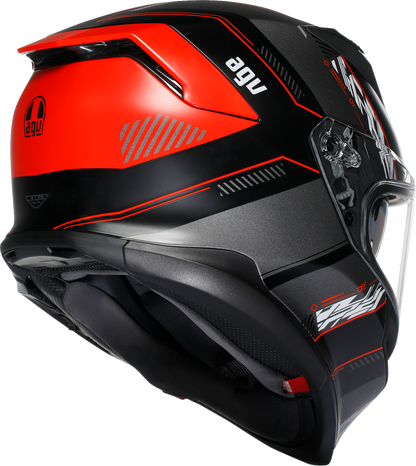 AGV K7 Helmet - Kyber - Matte Black/Red - Large 2118399004-008-L