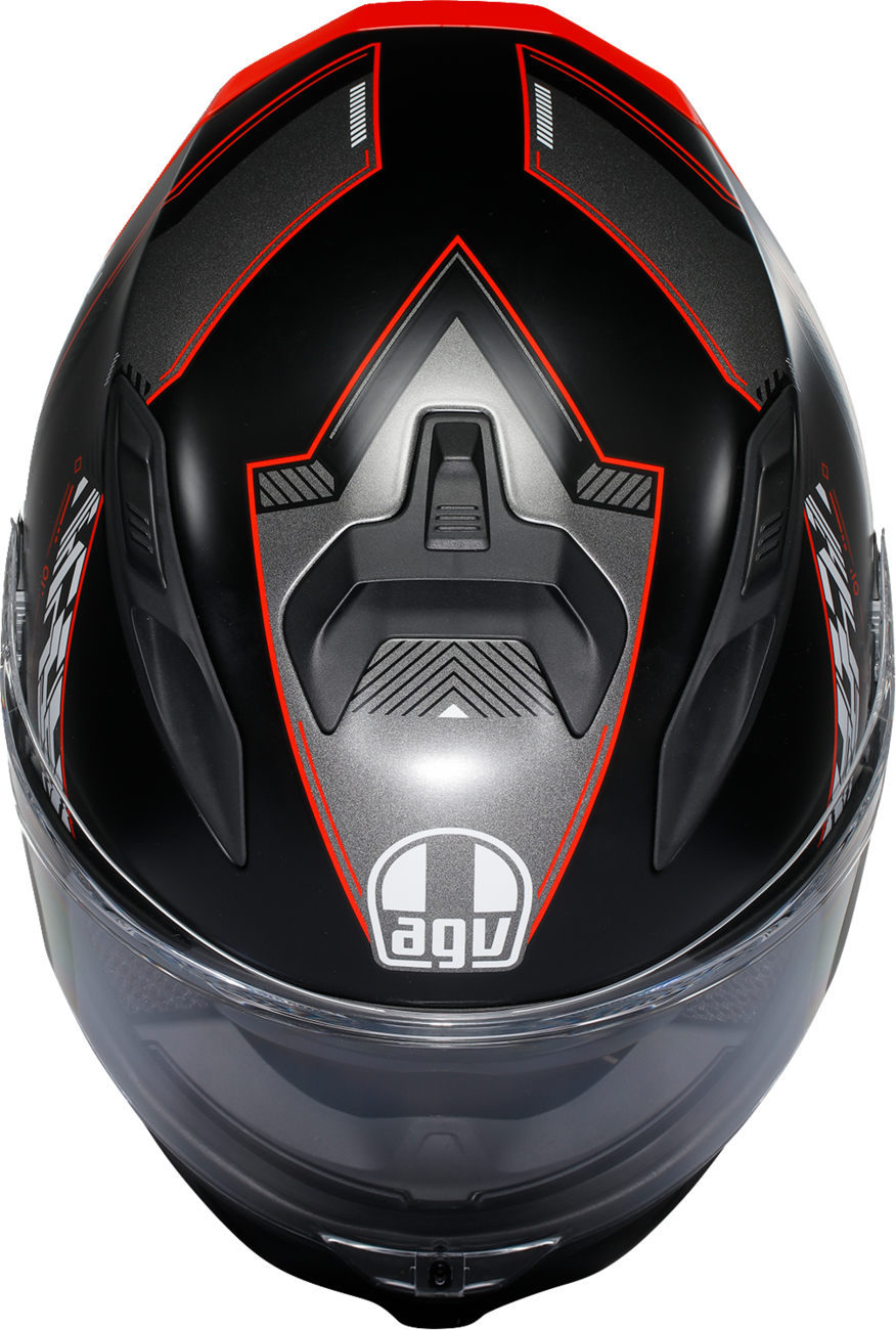 AGV K7 Helmet - Kyber - Matte Black/Red - Large 2118399004-008-L