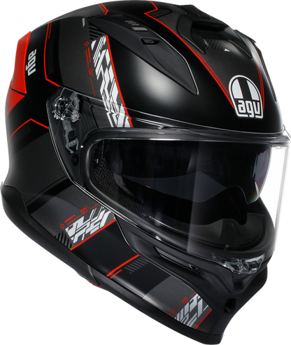 AGV K7 Helmet - Kyber - Matte Black/Red - 2XL 2118399004-008-XXL